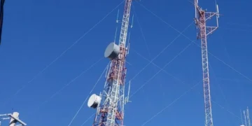 Antenna-Telecommunication-Guyed-Mast-Steel-Tower With Sling Kabel